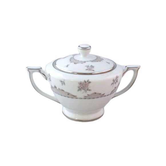 Vintage Mikada Sugar Bowl Fine China Dorchester Pattern - Picture 1 of 9